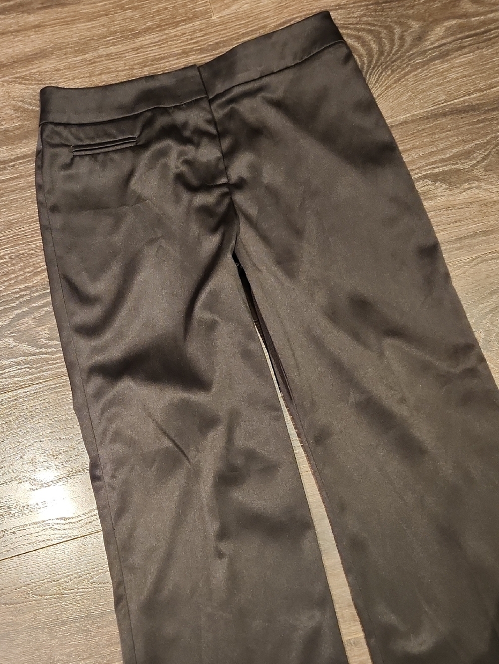 ❤️ JS BOUTIQUE SATIN WIDE LEG PANTS / TROUSERS, BLACK, 6P (28 PETITE) - Picture 4 of 8